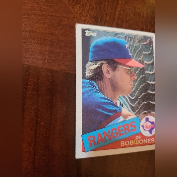 Bob Jones 1985 topps error card - Picture 3 of 7